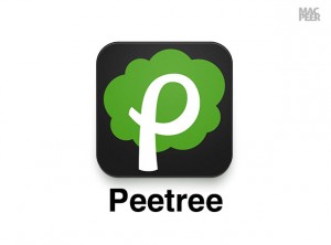 Peetree, app per iPhone, iOS, che consente l'eborazione e condivisione delle foto.