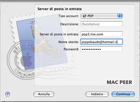 Hotmail con Mac