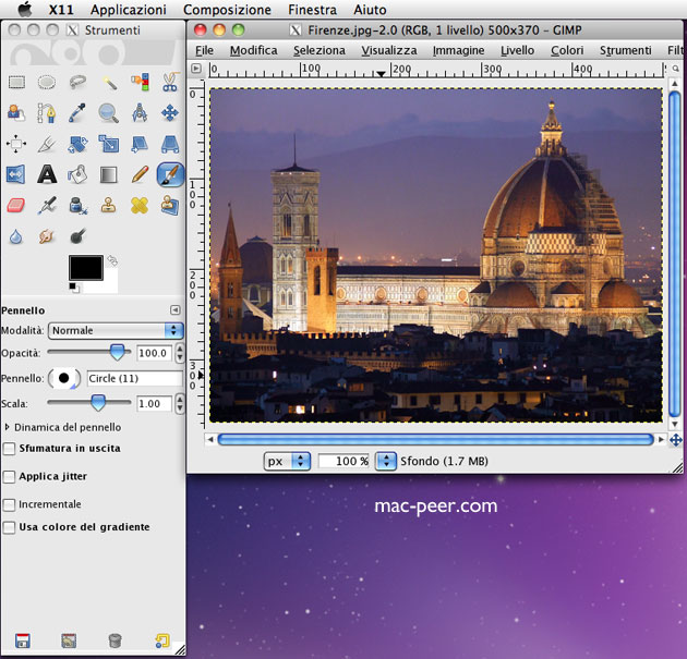 GIMP per Mac