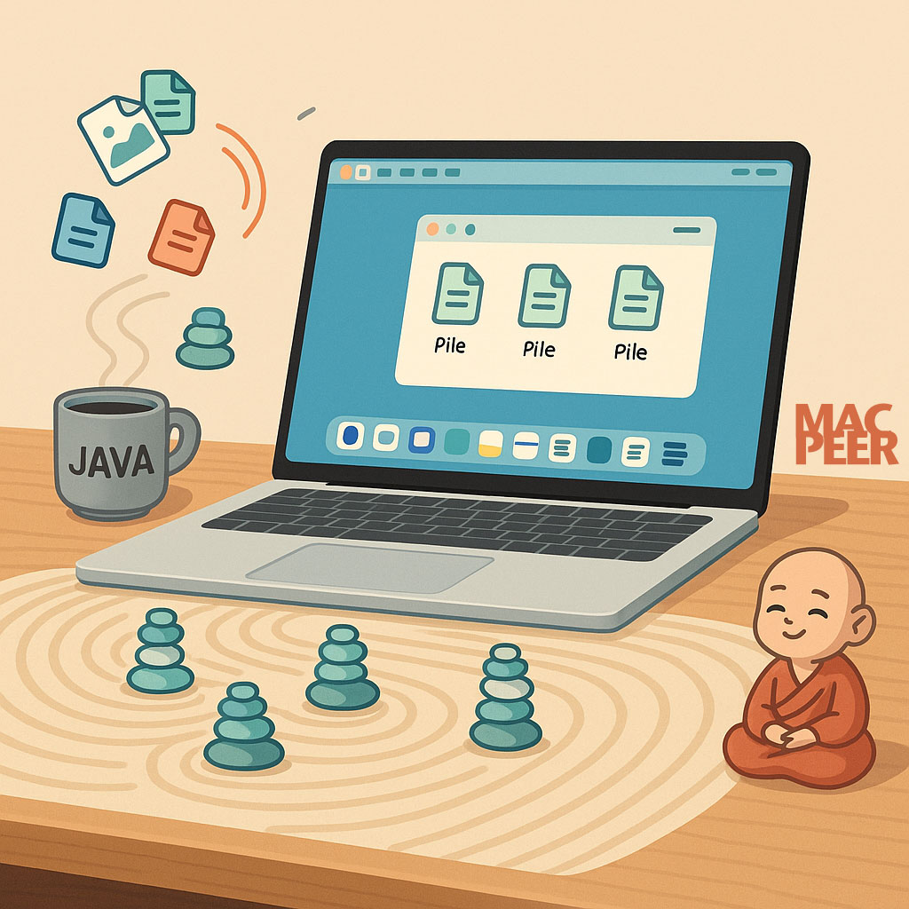 Pile, che rivoluzione silenziosa: il trucco di macOS per una scrivania finalmente zen