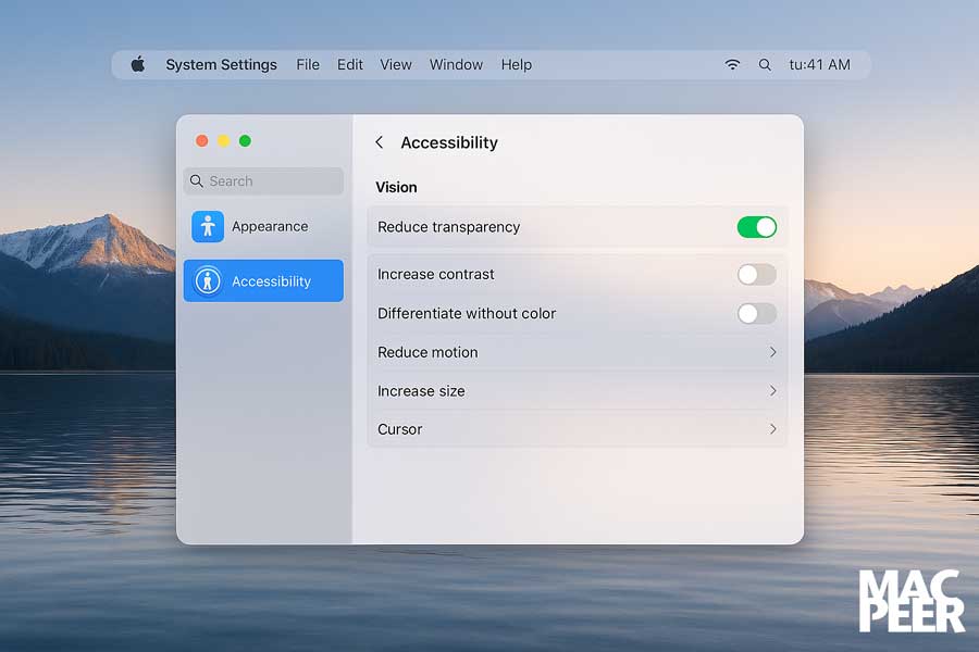 Troppa trasparenza? Ecco come ridurla in macOS Tahoe