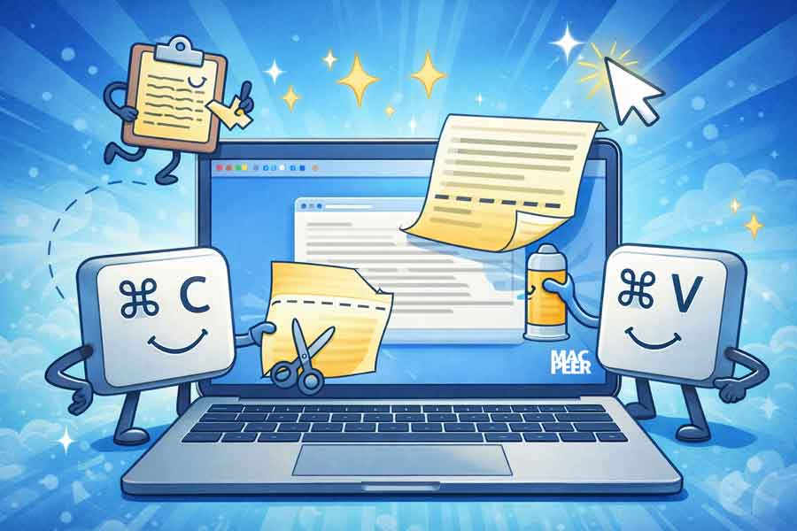 Come si fa copia e incolla su Mac?