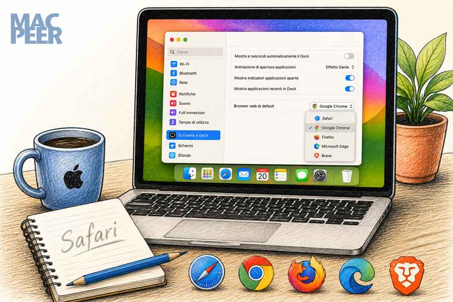 Come cambiare il browser di default sul Mac