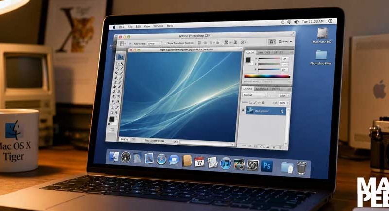 Photoshop CS4 rivive su Apple Silicon grazie a una macchina virtuale con Mac OS X Tiger