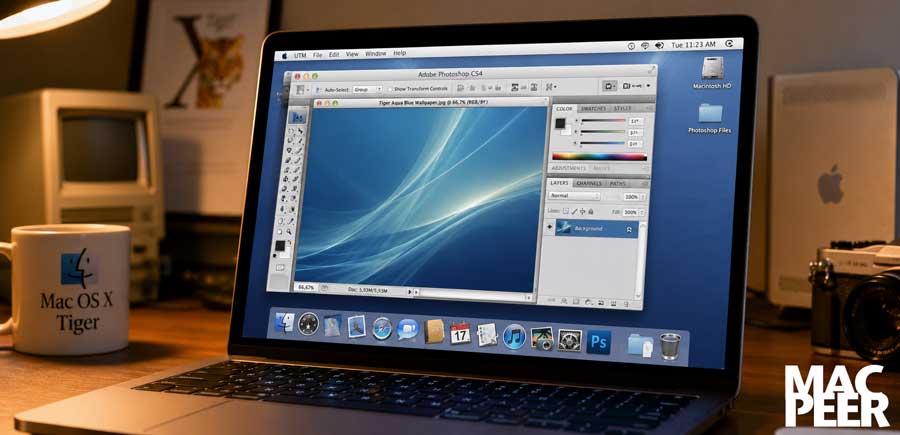 Photoshop CS4 rivive su Apple Silicon grazie a una macchina virtuale con Mac OS X Tiger