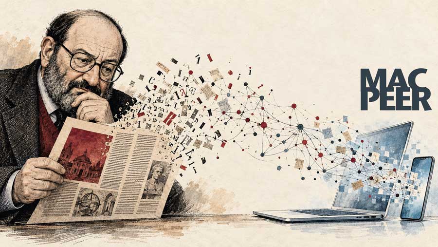 La macchina che avrà letto tutto, Umberto Eco