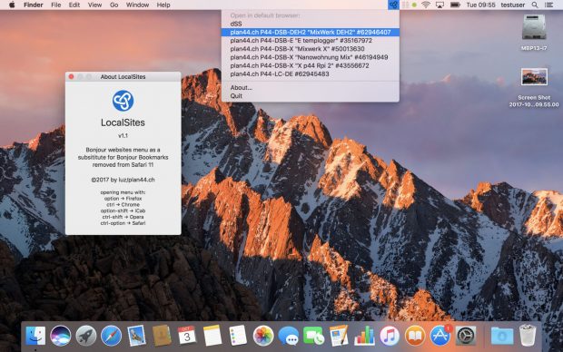Safari 11 – Bonjour non c’è più. Come fare?