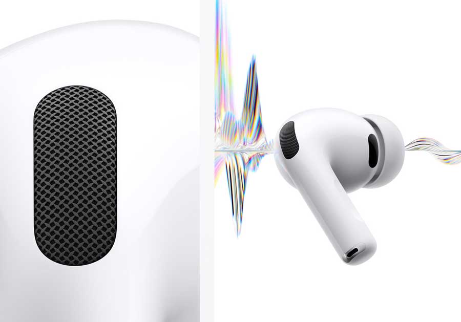 gli AirPods restano saldi anche durante attività intense, senza bisogno di ricorrere a eartips aftermarket
