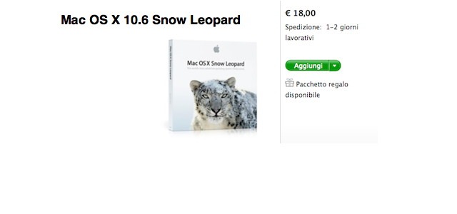 Dove acquistare Snow Leopard?