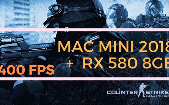 Counter-Strike: Global Offensive (graphics all to High). Mac mini 2018