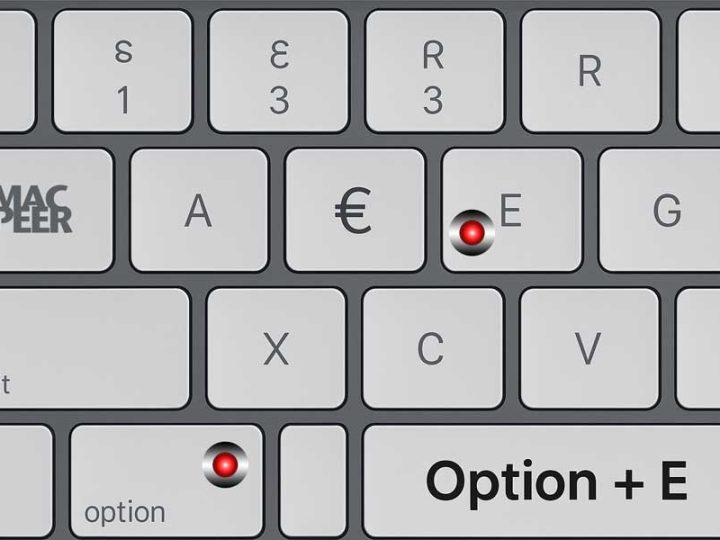 Il simbolo dell’euro (€) sulla tastiera del Mac
