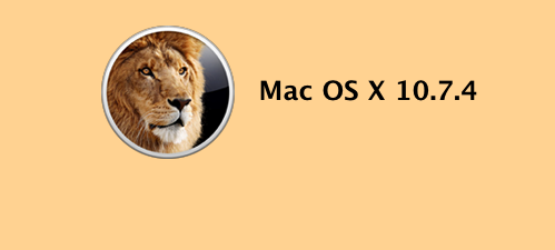 Mac OS X Lion nuova versione 10.7.4