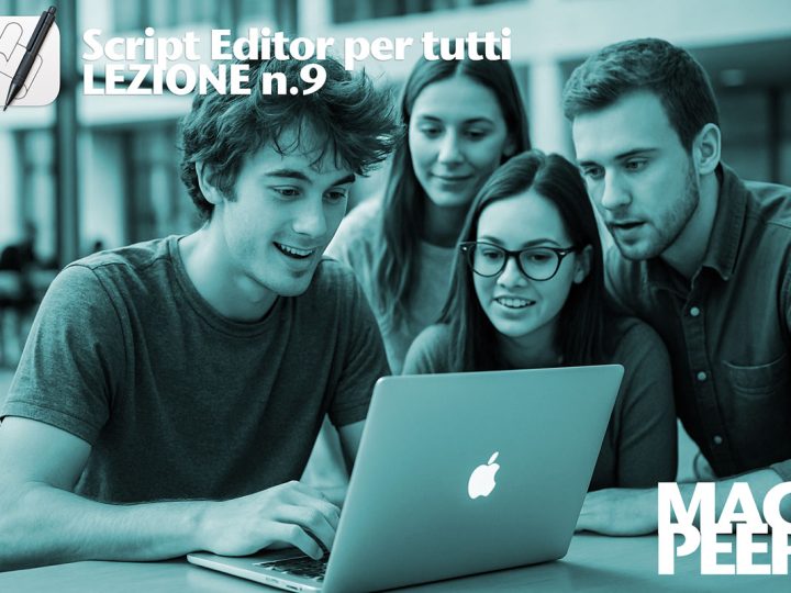 Organizzare i file creando sottocartelle per estensione. Script Editor – Lezione 9
