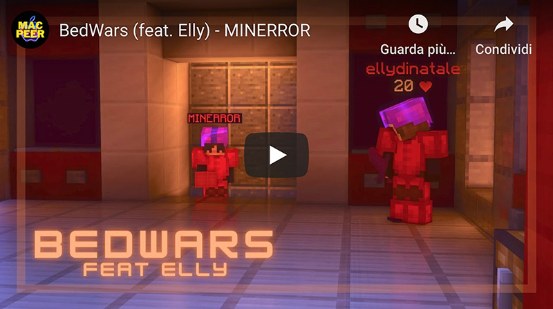 Minecraft Hypixel BedWars con Mac Mini