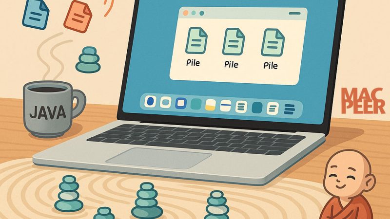 Pile, che rivoluzione silenziosa: il trucco di macOS per una scrivania finalmente zen