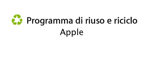 Riciclare con Apple conviene
