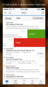 Outlook scorrimento