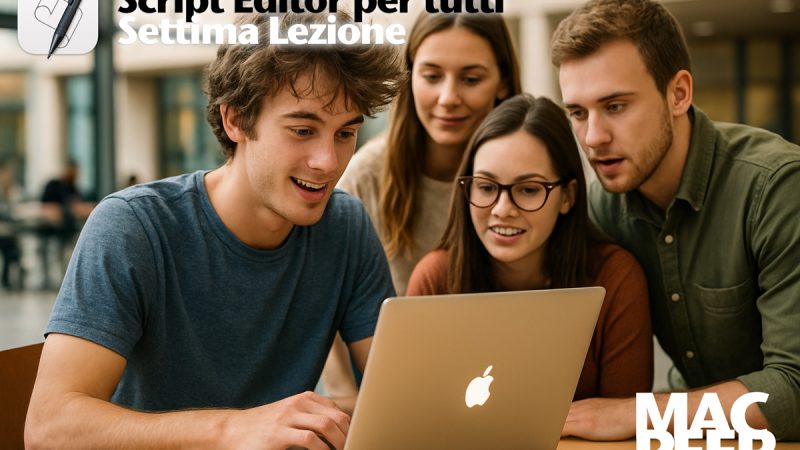 Agire solo su certi file: il filtro per estensione. Script Editor – Lezione 7