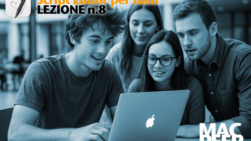 Spostare i file in sottocartelle secondo il tipo. Script Editor – Lezione 8