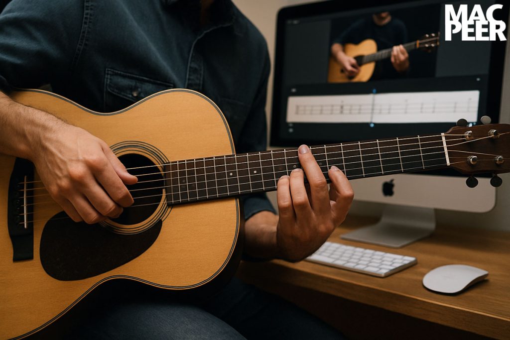 Studiare la chitarra con il Mac