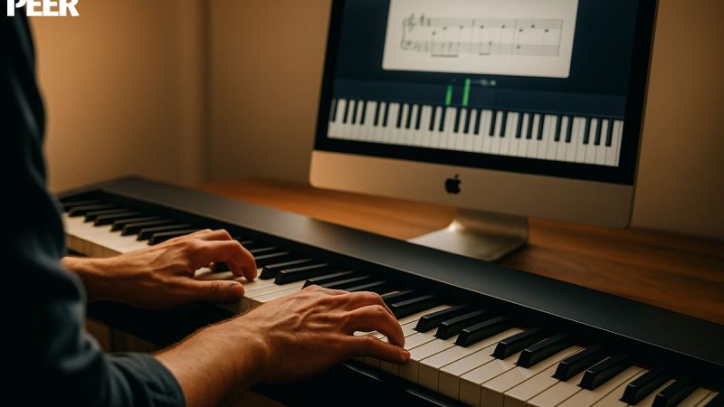 Studiare il pianoforte con il Mac