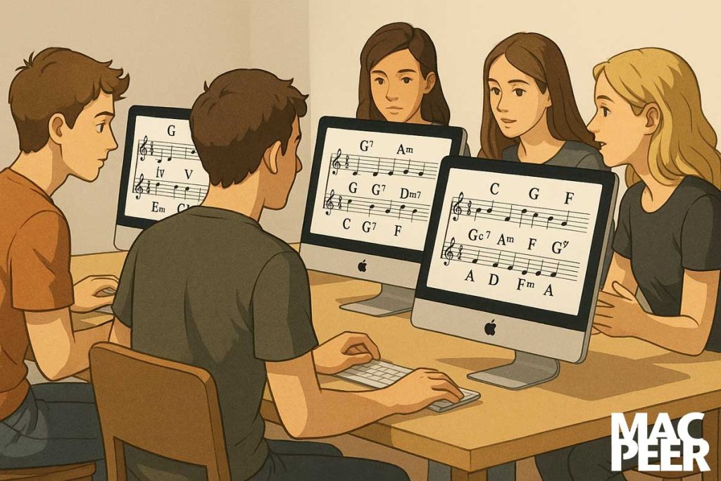 Studiare teoria e armonia con il Mac: analisi tonale, solfeggio avanzato e collaborazione