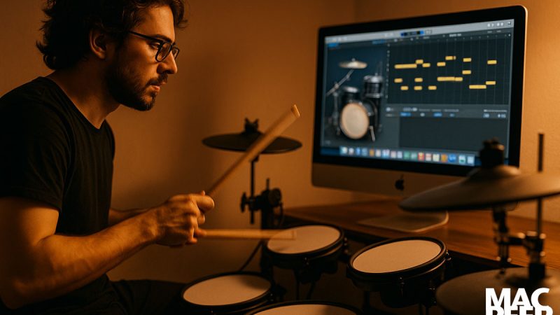Studiare la batteria con il Mac: setup, app e groove interattivo