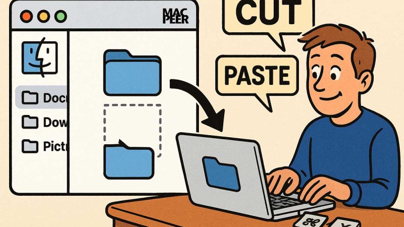 Command-X per Mac. Taglia e incolla dei file nel Finder
