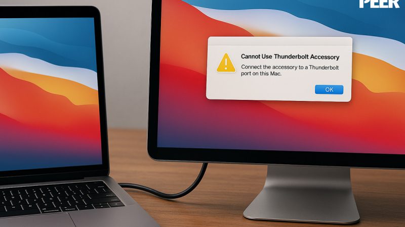 “Cannot Use Thunderbolt Accessory”: What It Really Means and What You Can Do