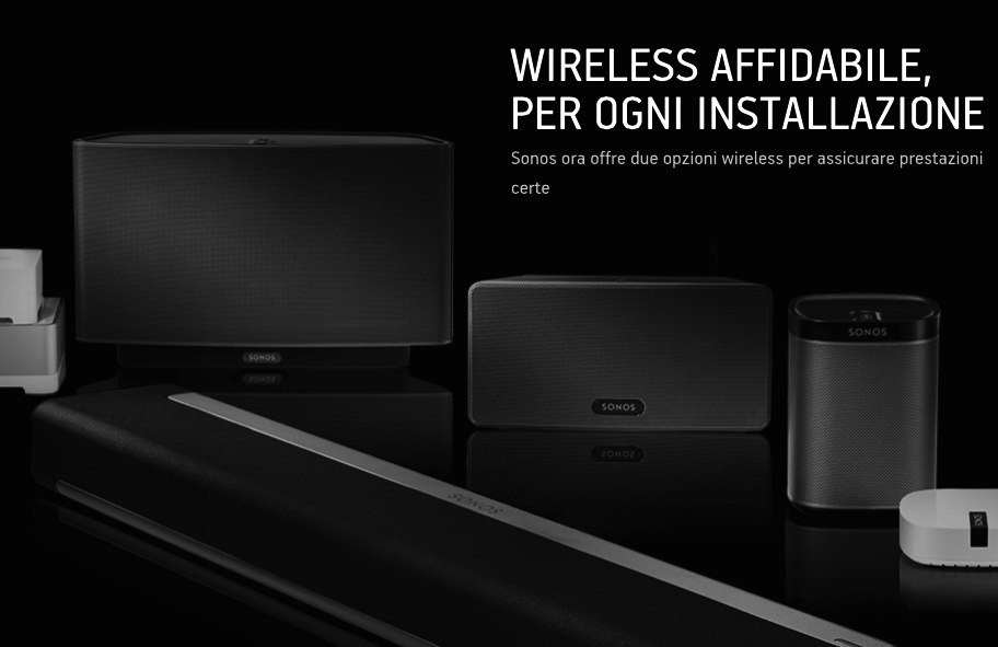 Sonos, sistema musicale wireless per la casa ancora più semplice