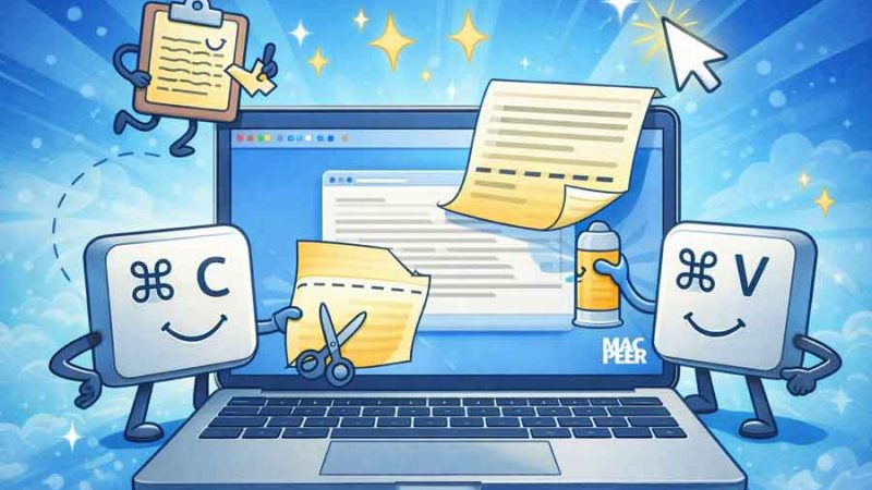 Come si fa copia e incolla su Mac?