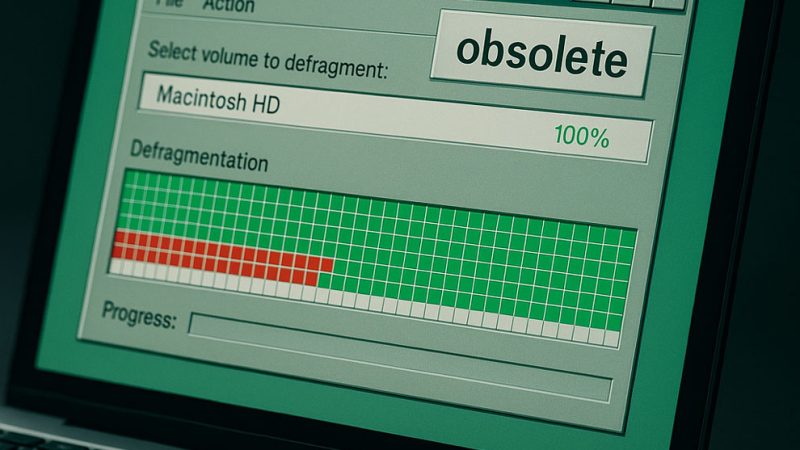 La deframmentazione del disco e le ansie informatiche