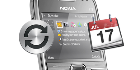 sincronizzare Nokia E72 con iCal