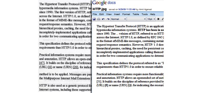 Google Drive per ottenere testo editabile tramite OCR