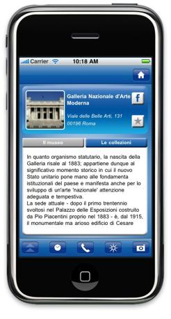 Oltre a poter leggere la storia del museo vengono fornite informazioni riguardo le collezioni d'arte.