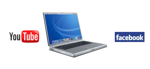 Facebook e YouTube su PowerBook del 2001