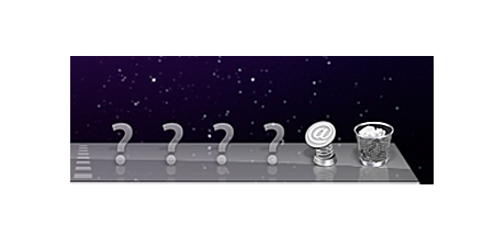 Un punto interrogativo nel Dock