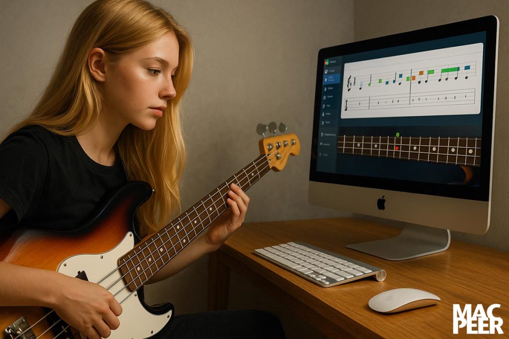 Studiare il basso con il Mac